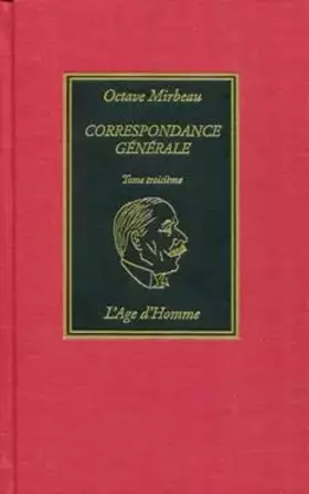 Couverture du produit · Correspondance générale, tome 1