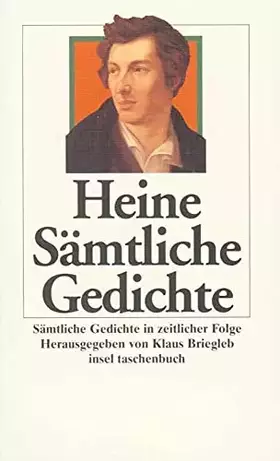 Couverture du produit · Sämtliche Gedichte in zeitlicher Folge (insel taschenbuch)