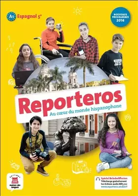 Couverture du produit · Reporteros 5e (A1) - Livre de l'élève d'espagnol