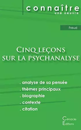 Couverture du produit · Fiche de lecture Cinq leçons sur la psychanalyse de Freud (analyse littéraire de référence et résumé complet)