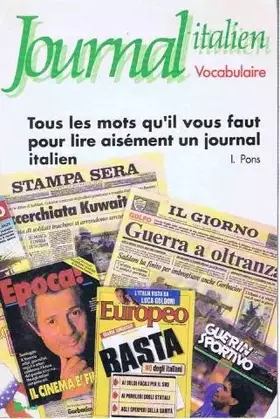 Couverture du produit · Journal'Italien Vocabulaire