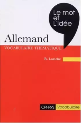 Couverture du produit · Le mot et l'idée : révision vivante du vocabulaire allemand