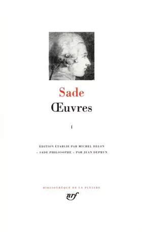 Couverture du produit · Sade : Oeuvres, tome 1