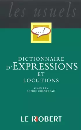 Couverture du produit · Dictionnaire d'Expressions et locutions
