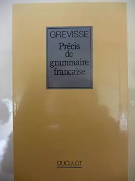 Couverture du produit · Precis De Grammaire