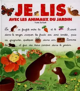 Couverture du produit · Je lis avec les animaux du jardin