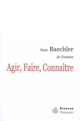 Couverture du produit · Agir, faire, connaitre