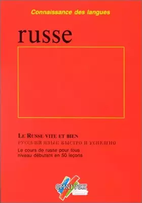 Couverture du produit · LE RUSSE VITE ET BIEN LIVRE