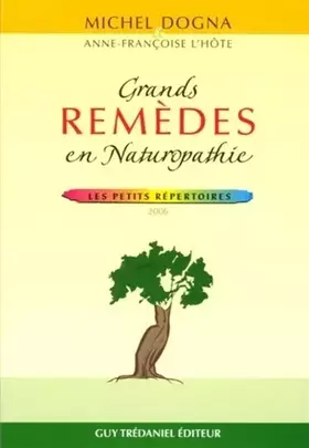 Couverture du produit · Grands remedes en naturopathie