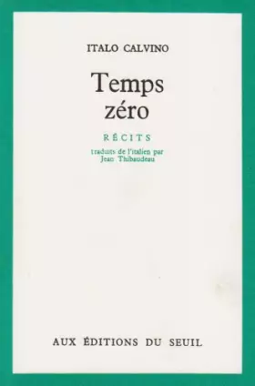 Couverture du produit · Temps zéro