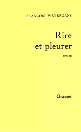 Couverture du produit · Rire et pleurer