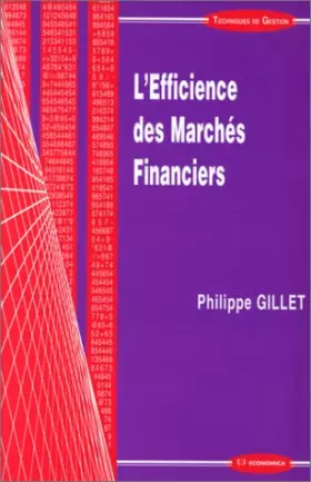 Couverture du produit · L'Efficience des Marchés Financiers
