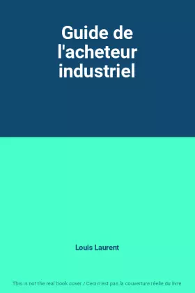 Couverture du produit · Guide de l'acheteur industriel