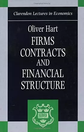 Couverture du produit · Firms, Contracts, and Financial Structure