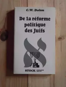 Couverture du produit · DE LA REFORME POLITIQUE DES JUIFS
