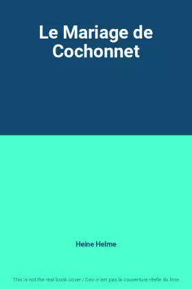 Couverture du produit · Le Mariage de Cochonnet