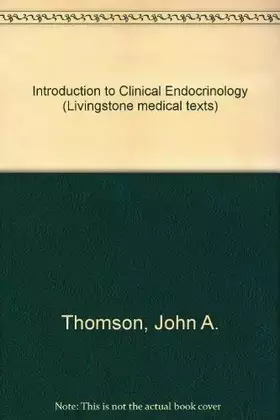 Couverture du produit · An introduction to clinical endocrinology