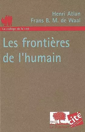 Couverture du produit · Les frontières de l'humain