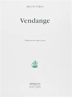 Couverture du produit · Vendange
