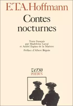 Couverture du produit · Intégrale des contes et récits /Hoffmann, Tome 3 : Contes nocturnes