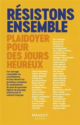 Couverture du produit · Résistons ensemble - Plaidoyer pour des jours heureux