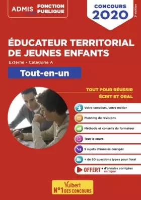 Couverture du produit · Concours Éducateur territorial de jeunes enfants - Tout-en-un - Catégorie A: Concours 2020