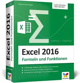 Couverture du produit · Excel 2016 – Formeln und Funktionen: Verständliche Anleitungen und praxisnahe Beispiele für schnelle Lösungen. Auch für Excel 2