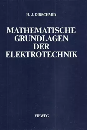 Couverture du produit · Mathematische Grundlagen der Elektrotechnik