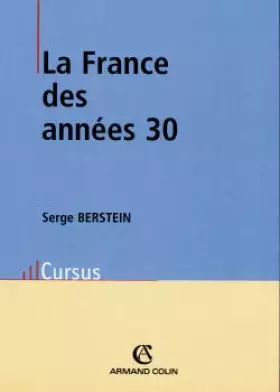 Couverture du produit · La France des années 30. : 4ème édition