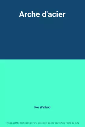 Couverture du produit · Arche d'acier