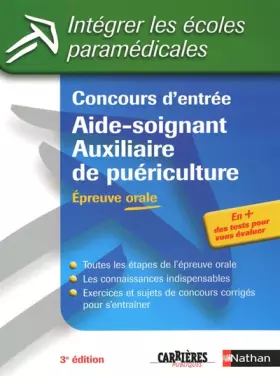 Couverture du produit · CONCOURS AS/AP EPREUVE ORALE