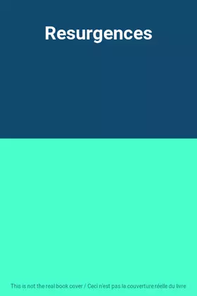 Couverture du produit · Resurgences