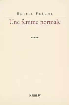 Couverture du produit · Une femme normale