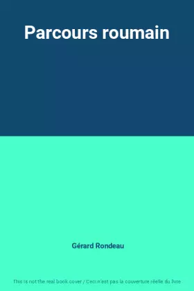 Couverture du produit · Parcours roumain