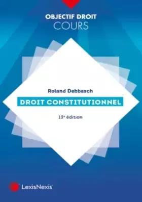 Couverture du produit · droit constitutionnel
