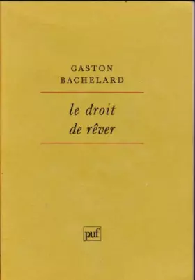 Couverture du produit · Droit de rever (le)