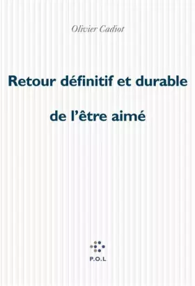 Couverture du produit · Retour définitif et durable de l'être aimé