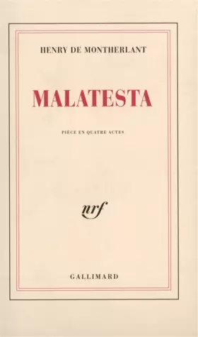 Couverture du produit · Malatesta