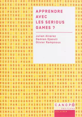 Couverture du produit · Apprendre avec les serious games ?