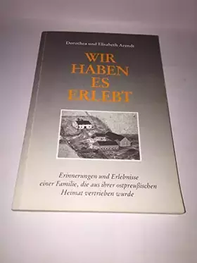 Couverture du produit · Wir haben es erlebt