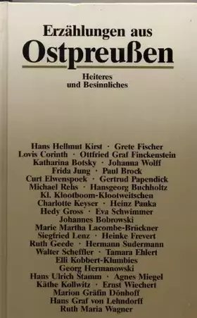 Couverture du produit · Erzählungen aus Ostpreußen - Heiteres und Besinnliches