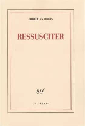 Couverture du produit · Ressusciter