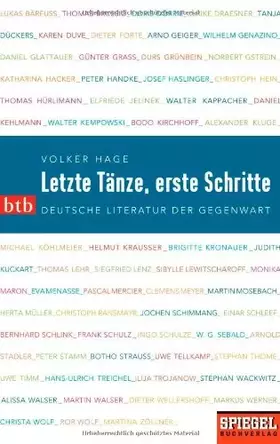 Couverture du produit · Letzte Tänze, erste Schritte: Deutsche Literatur der Gegenwart -