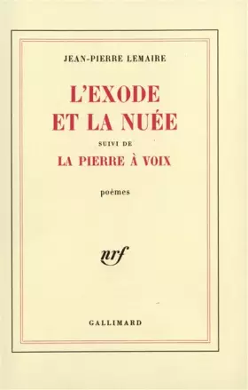 Couverture du produit · L'Exode et la nuée / La Pierre à voix