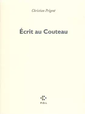 Couverture du produit · Écrit au Couteau