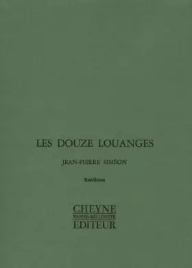 Couverture du produit · Les douze louanges précédé de Poèmes du corps traversé