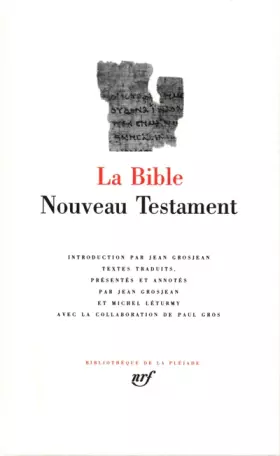Couverture du produit · La Bible : Nouveau Testament