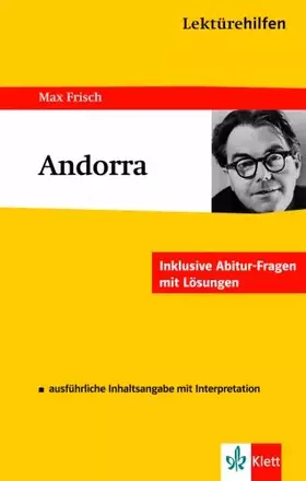 Couverture du produit · Lektürehilfen Andorra. Ausführliche Inhaltsangabe und Interpretation