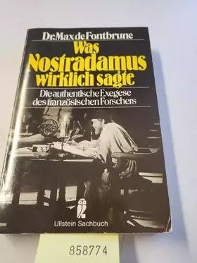 Couverture du produit · Was Nostradamus wirklich sagte