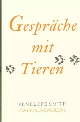 Couverture du produit · Gespräche mit Tieren